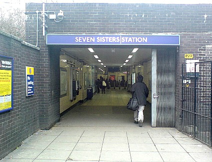 Seven Sisters Train Station, London